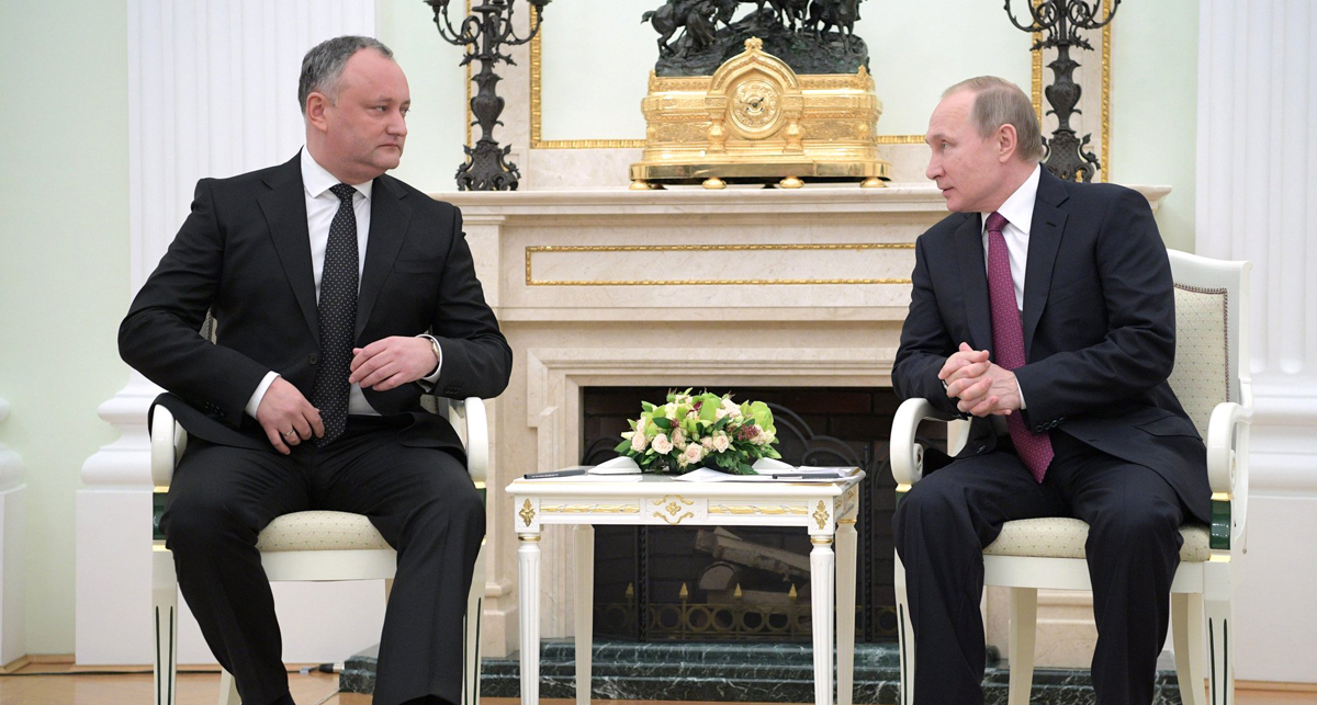 Igor Dodon et Vladimir Poutine, populisme, eurosceptisime, Bulgarie, Moldavie