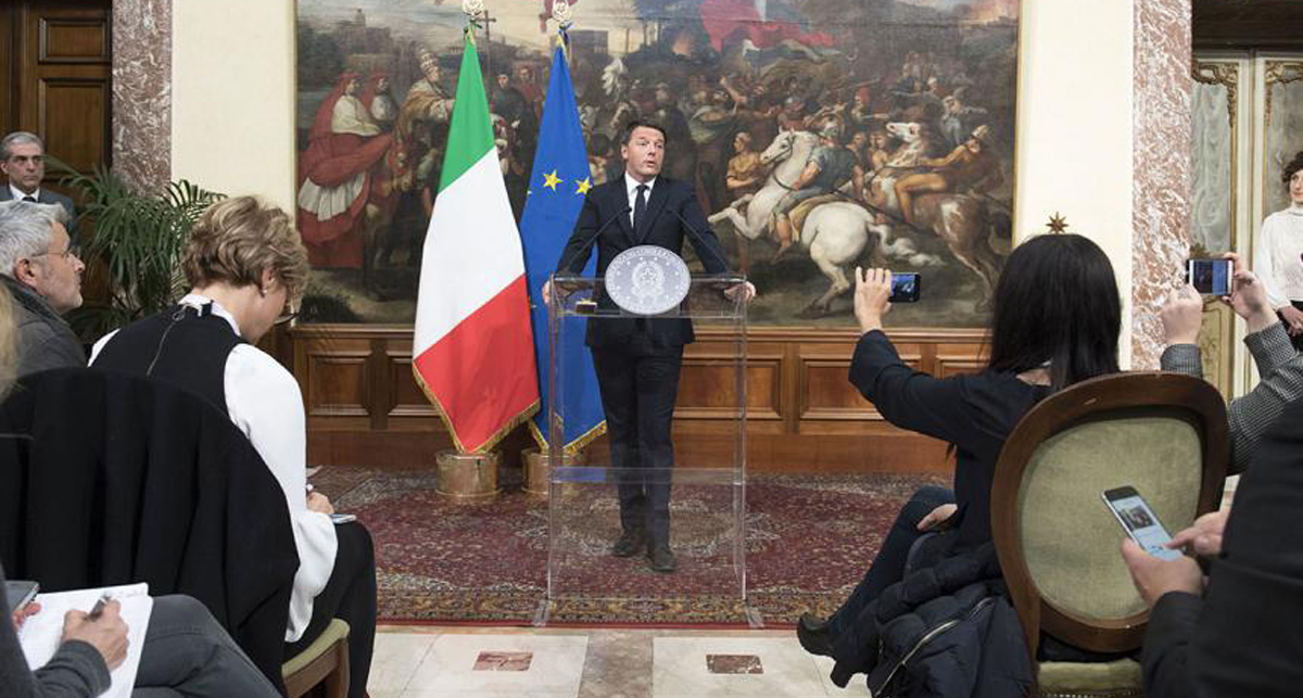 Matteo Renzi, Italie, référendum, Paolo Gentiloni