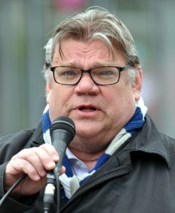 Timo Soini, le leader du parti des Vrais Finlandais. © CC Ppntori