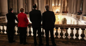 François Hollande, Angela Merkel, paolo gentiloni, mariano rajoy, europe à deux vitesse, relations bilatérales, Joao Lobo, coopération renforcée